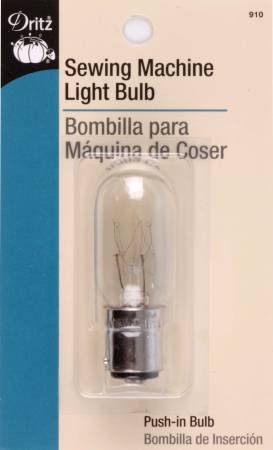 Dritz- Push-in Sewing Machine Bulb 15 Watts/120 V