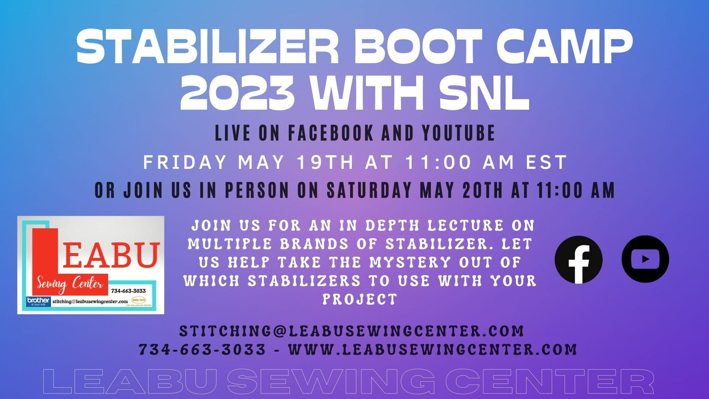SNL Stabilizer Boot Camp Registration 2023